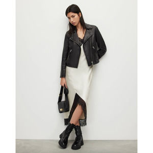 All Saints Black Leather Jacket